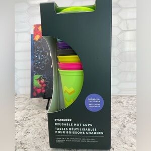 2024 Halloween Glow-in-the-Dark Jack O' Lantern Hot
Cup Set (6-Pack, 16 oz) NWT